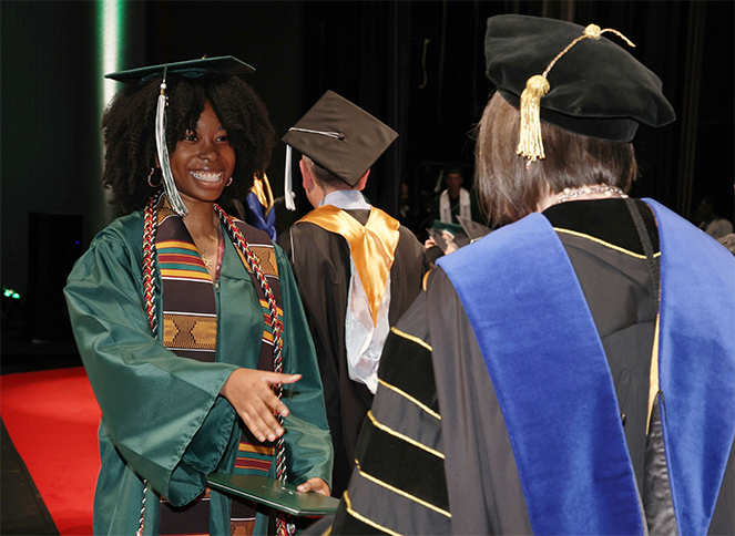 Graduate with Black Student Success stoll.